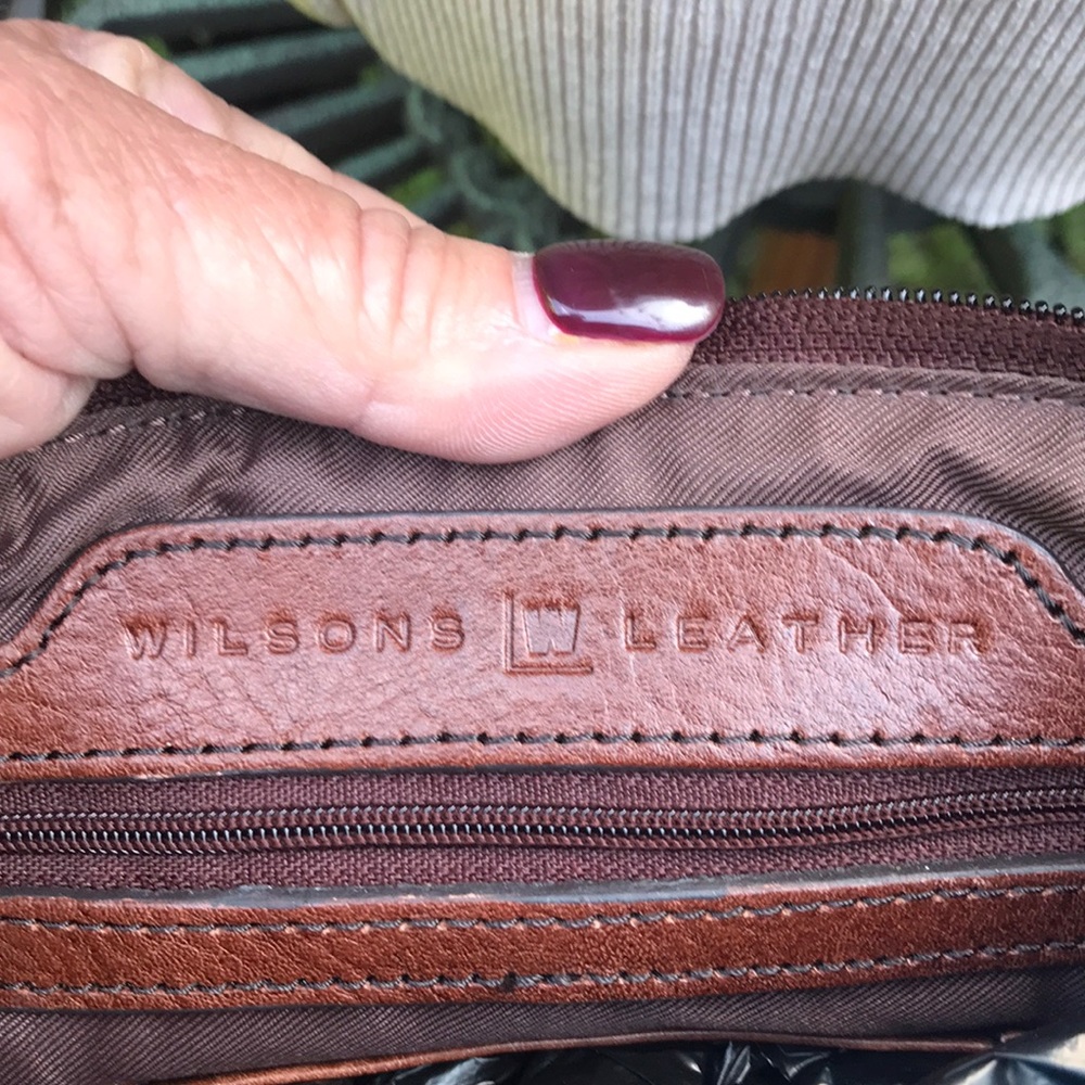 Beautiful Wilsons Smooth Brown Leather Bag 🌸 - Picture 8 of 8